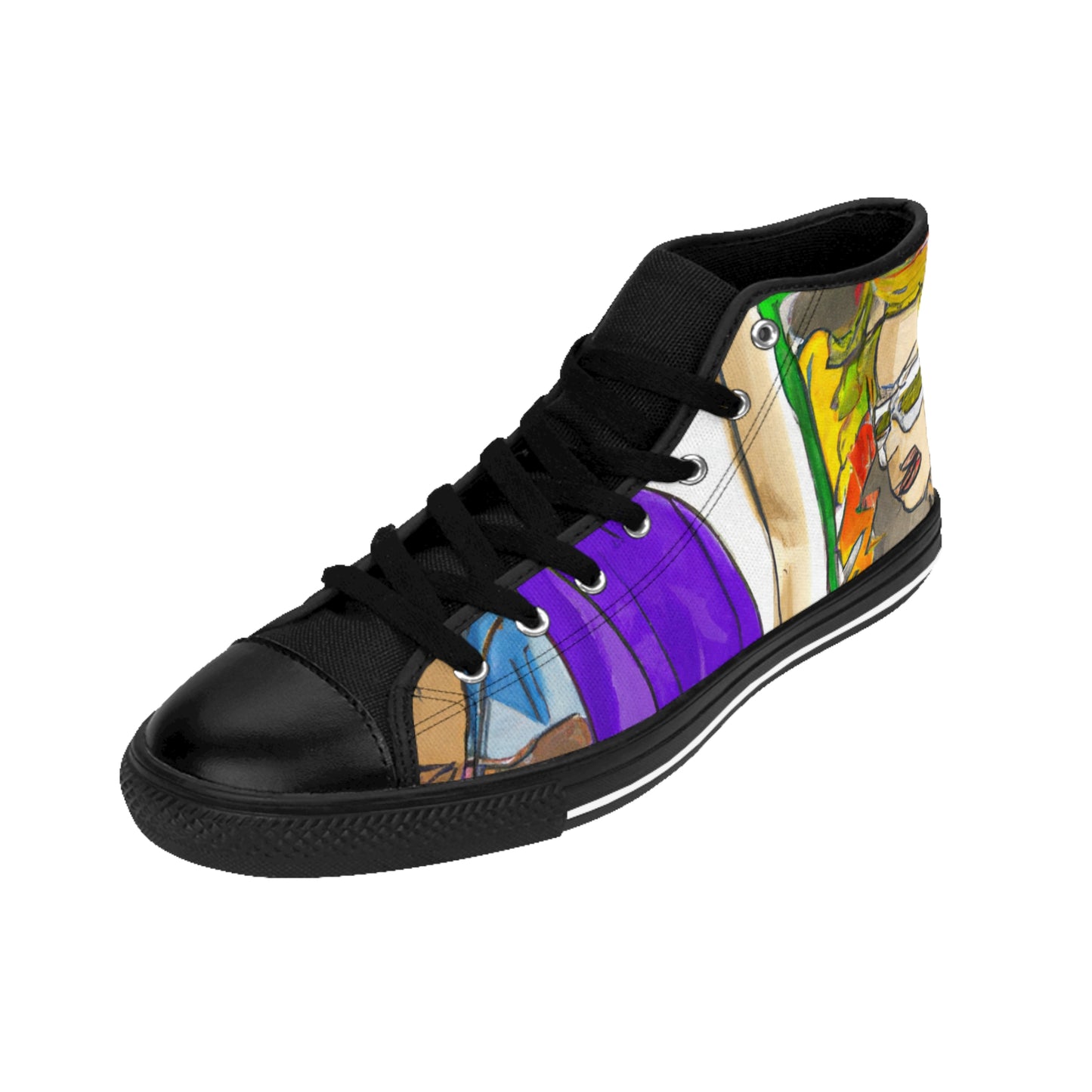 Sir Edwin Shoesworth - Comic Book Hi Tops