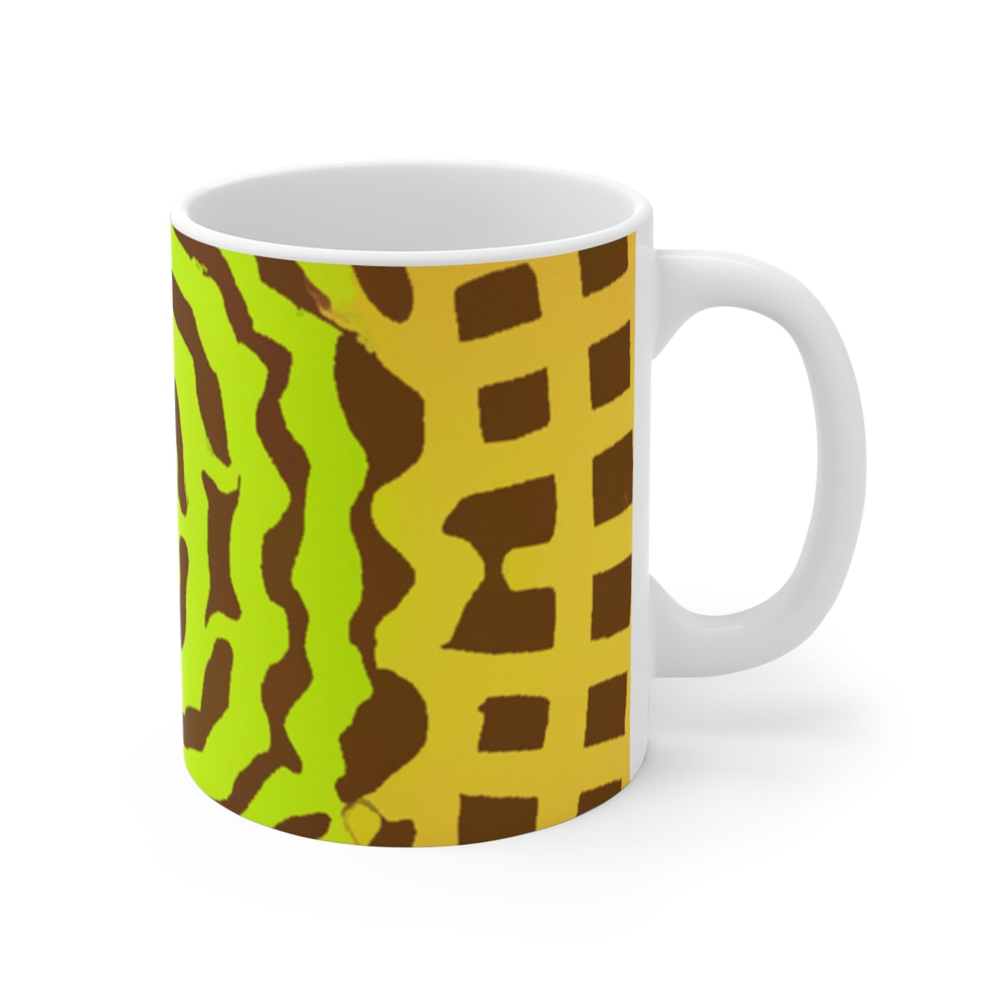 Java Joe's Coffee - Psychedelic Coffee Cup Mug 11 Ounce