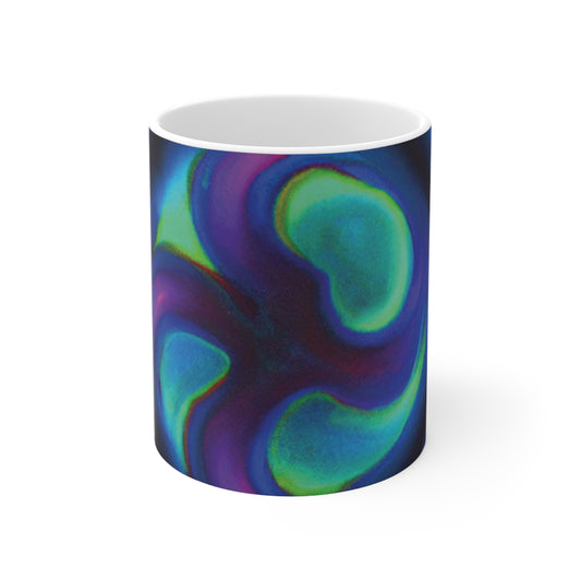 Thelberta's Best Brews - Psychedelic Coffee Cup Mug 11 Ounce