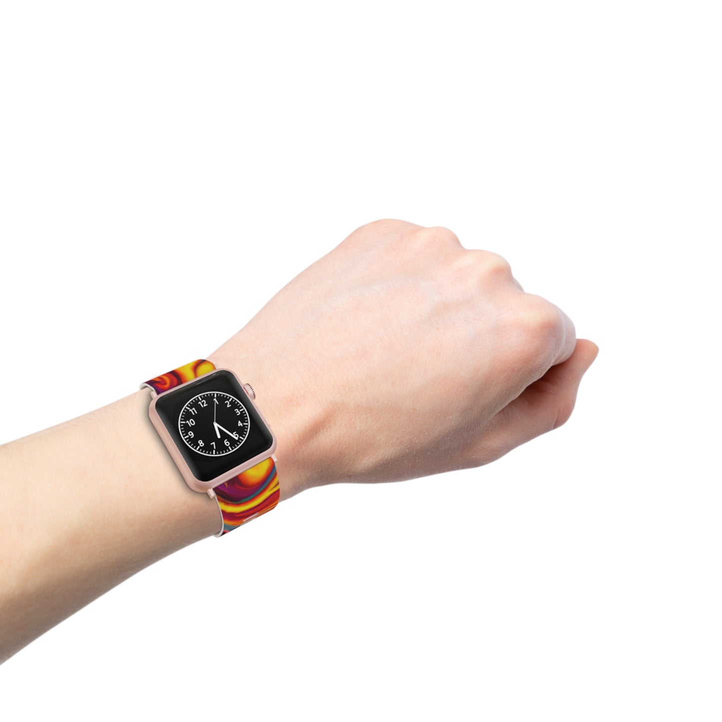 William Warrington - Trippy Hippy Boho Psychedelic Apple Wrist Watch Band