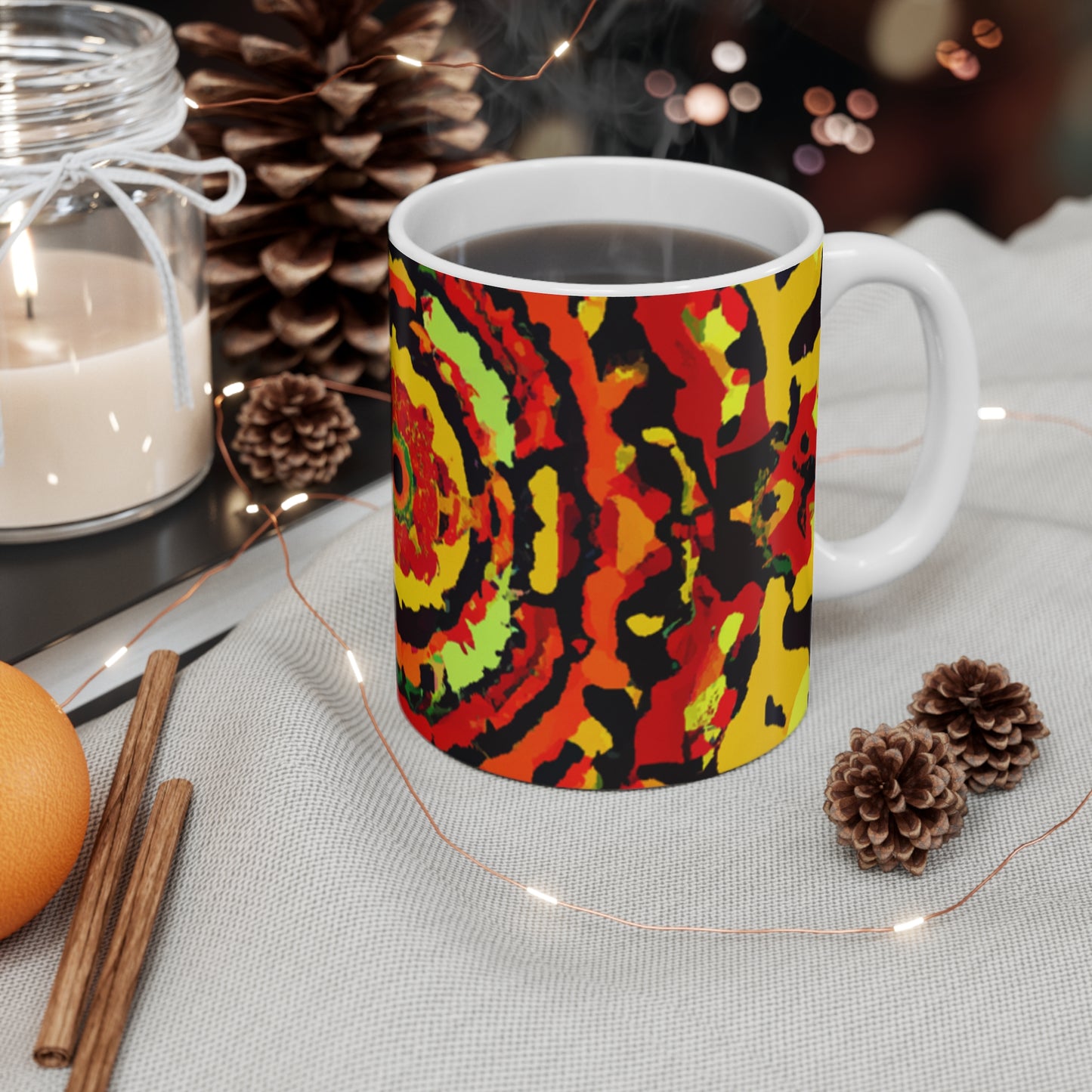 The Coffee Baron of Brooklyn - Psychedelic Coffee Cup Mug 11 Ounce