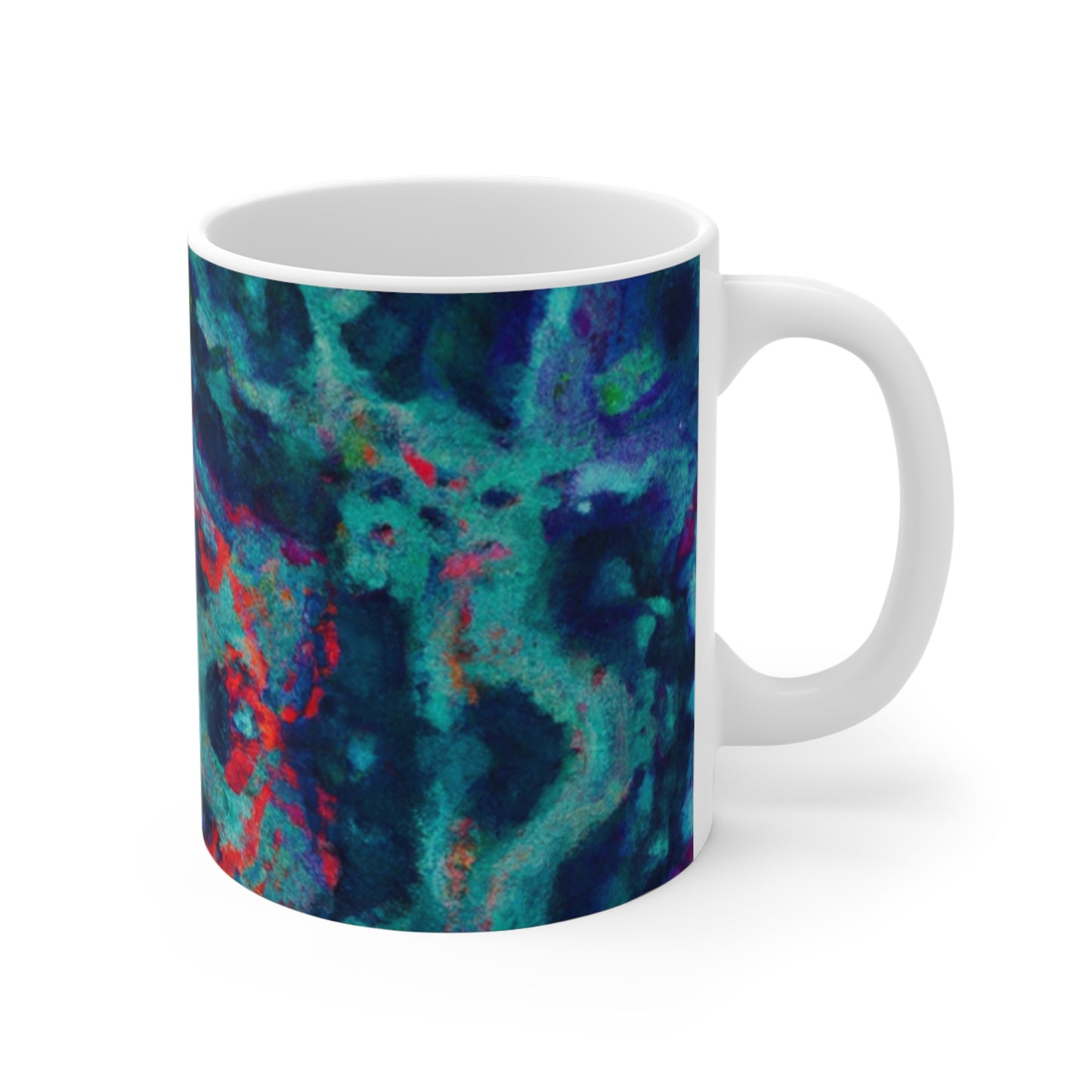 Harper's Roasted Coffee - Psychedelic Coffee Cup Mug 11 Ounce