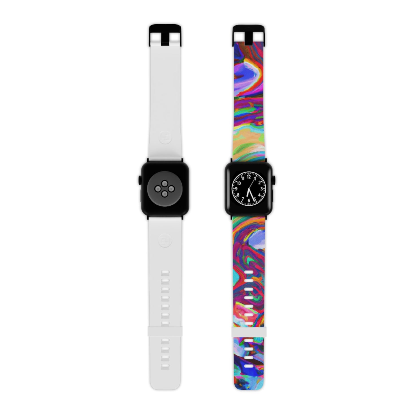 Charlotte Roersch - Trippy Hippy Boho Psychedelic Apple Wrist Watch Band