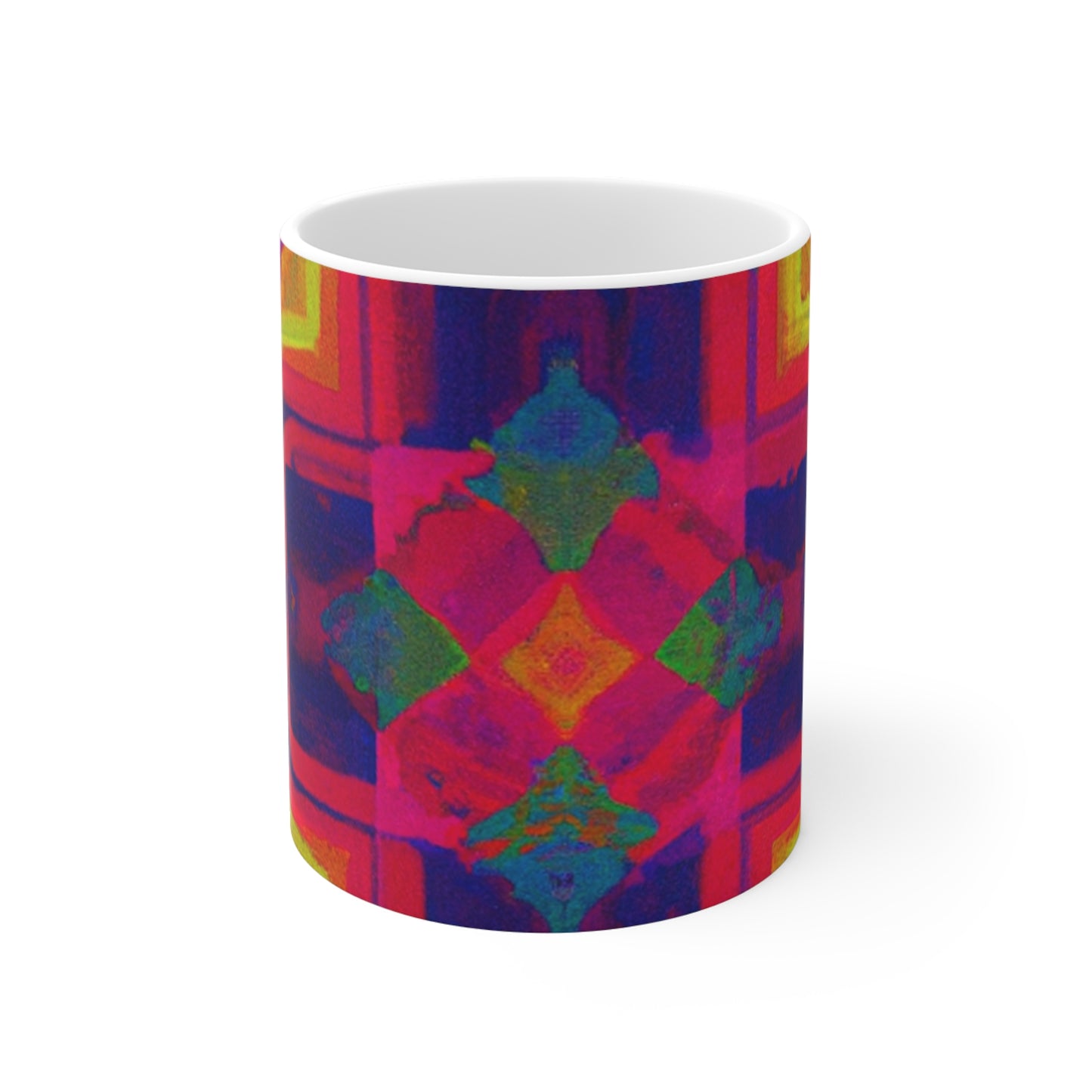 Java Joe's Coffee Roasters - Psychedelic Coffee Cup Mug 11 Ounce