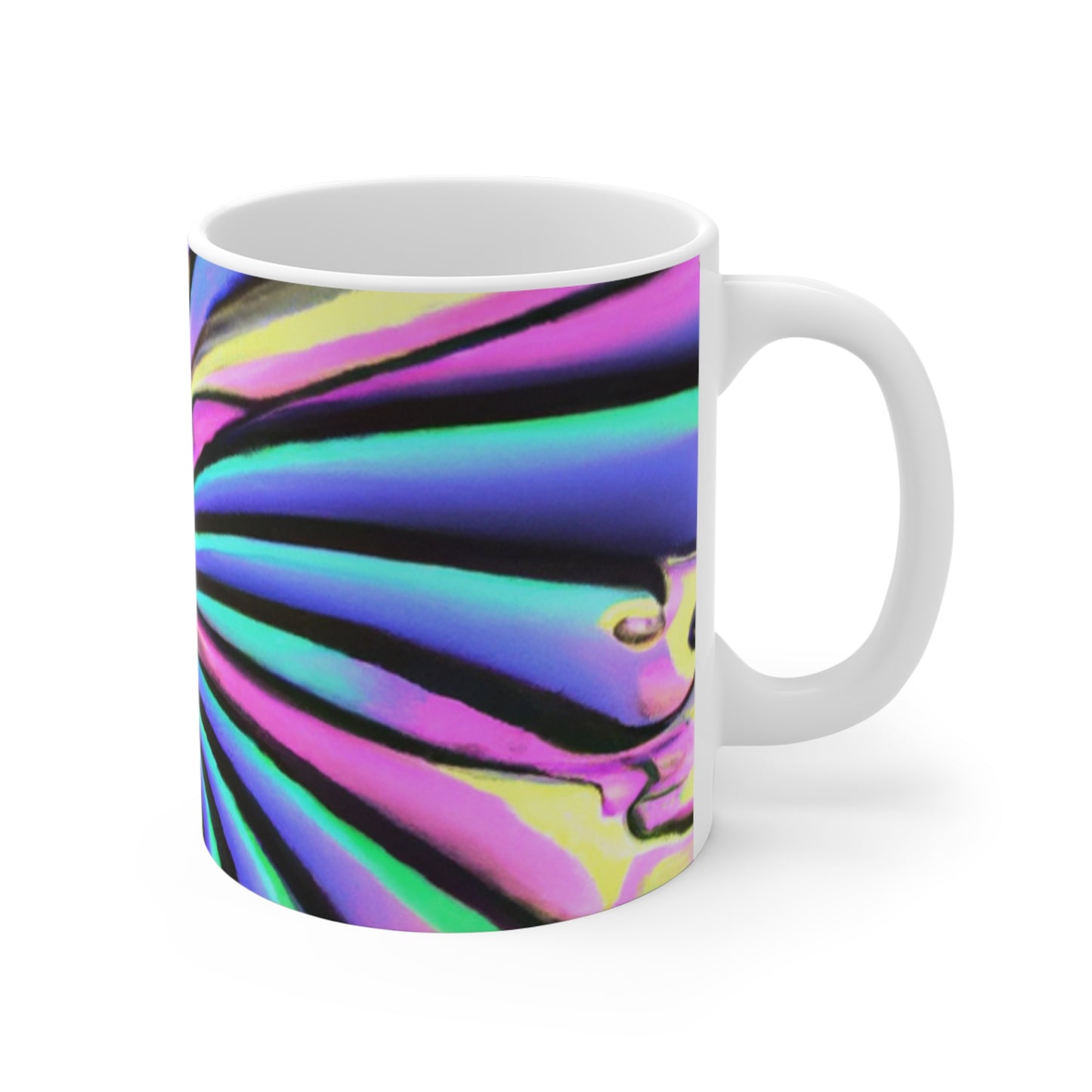 Conrad's Coffee Co. - Psychedelic Coffee Cup Mug 11 Ounce
