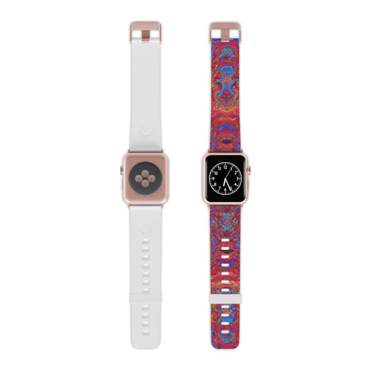 Augustus Grenville - Trippy Hippy Boho Psychedelic Apple Wrist Watch Band