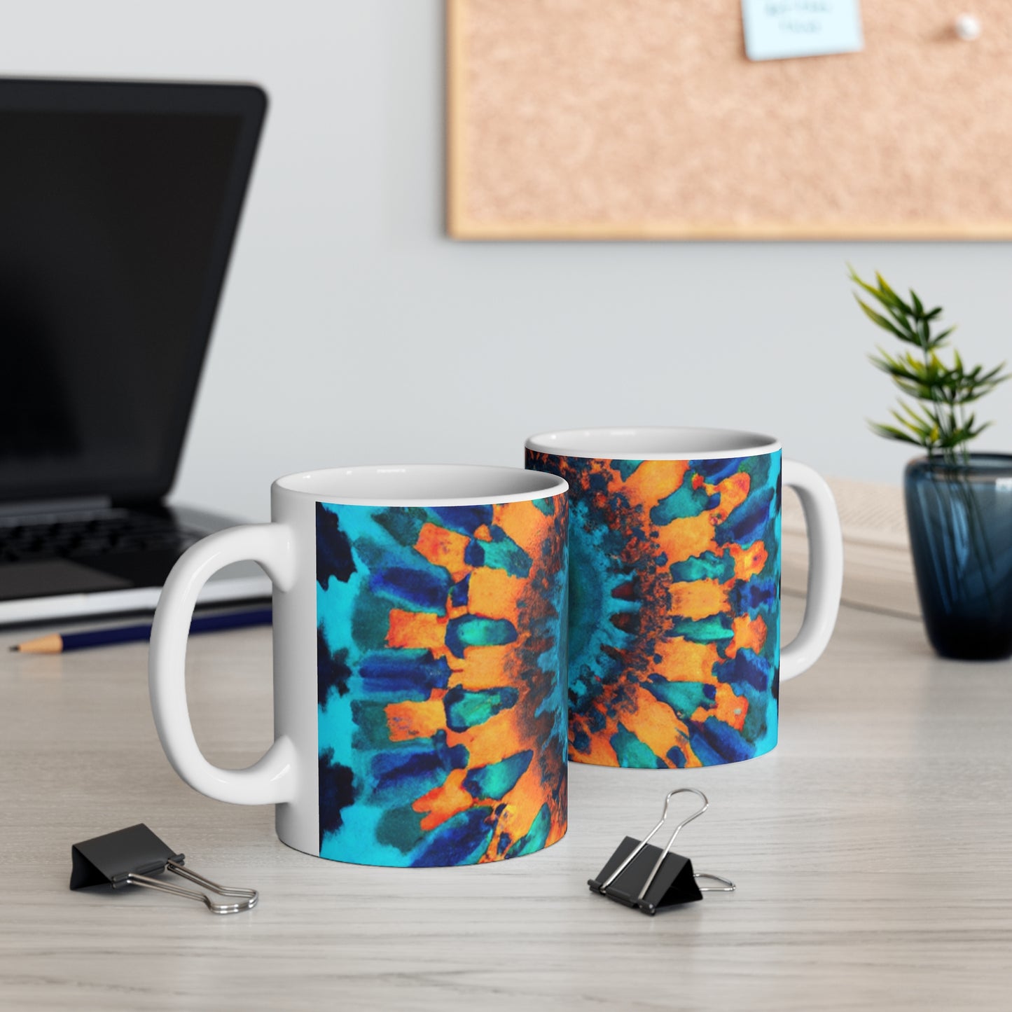 Old Bean Delights - Psychedelic Coffee Cup Mug 11 Ounce