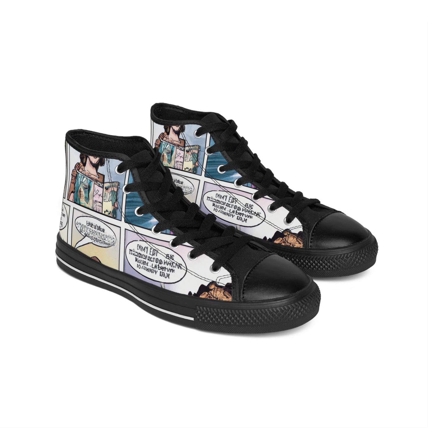 .

Earraighne Montague - Comic Book Hi Tops