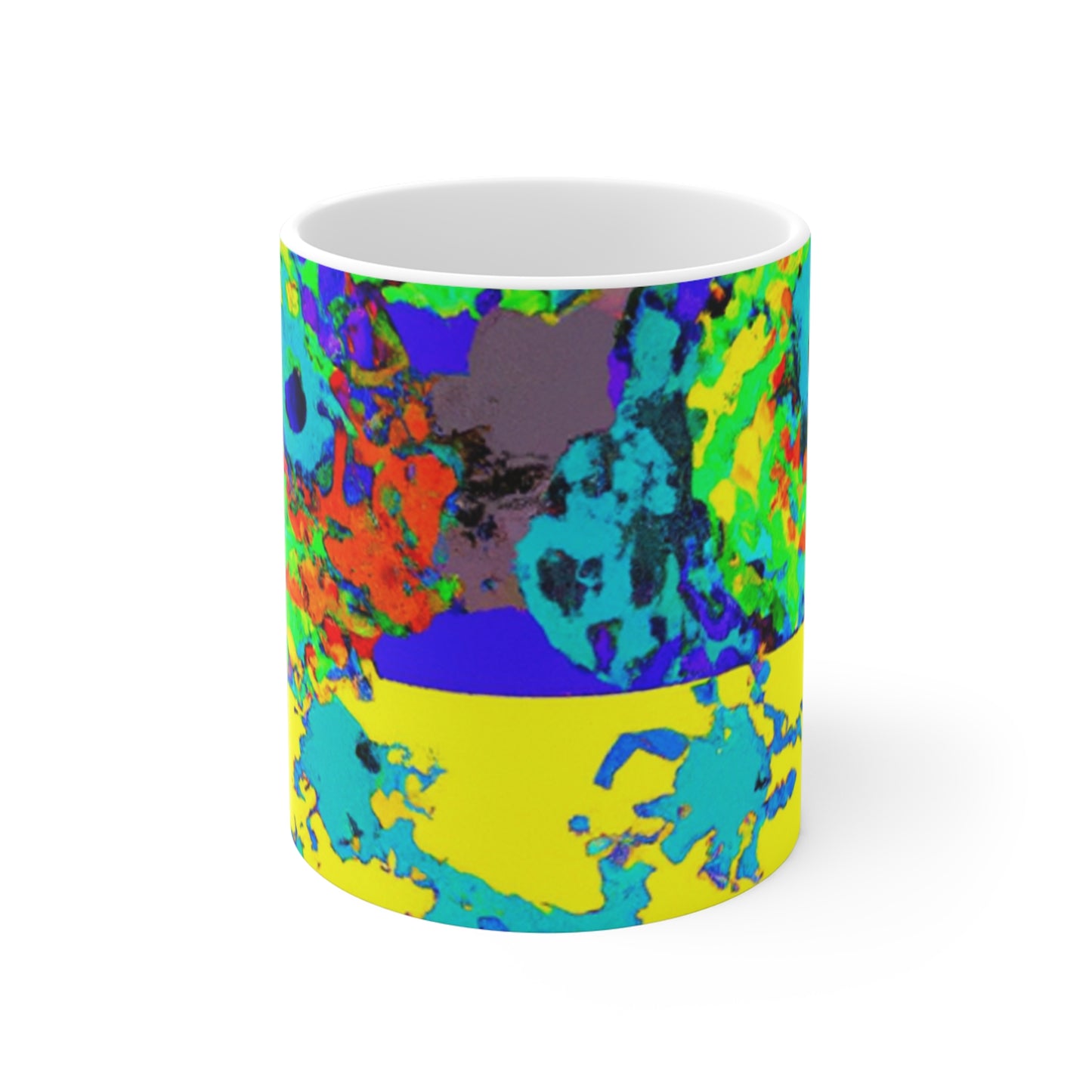 Gus & Roz's Roastery - Psychedelic Coffee Cup Mug 11 Ounce