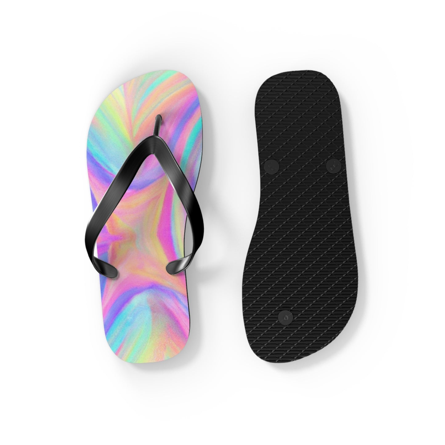 Lavinia Grieveson, Shoemistress - Psychedelic Trippy Flip Flop Beach Sandals