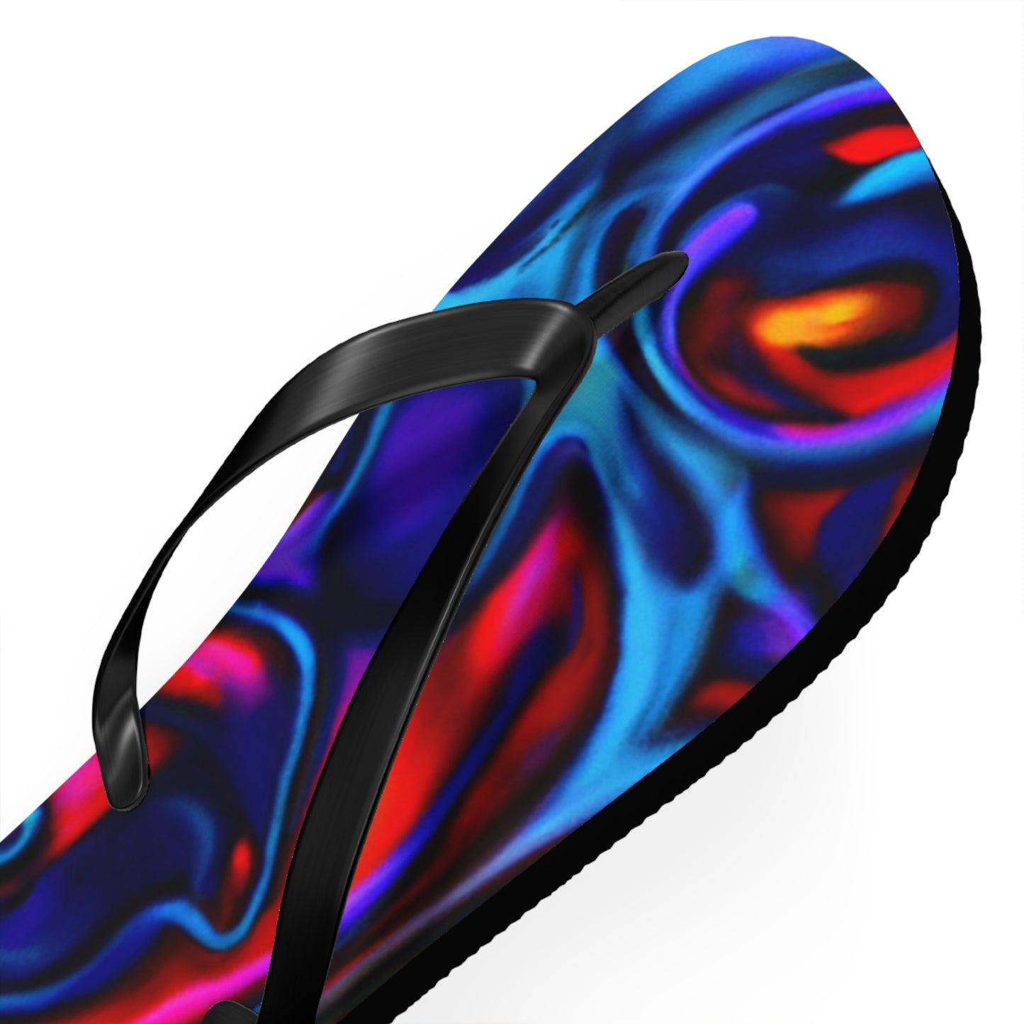 Sarah's Shoe Store - Psychedelic Trippy Flip Flop Beach Sandals