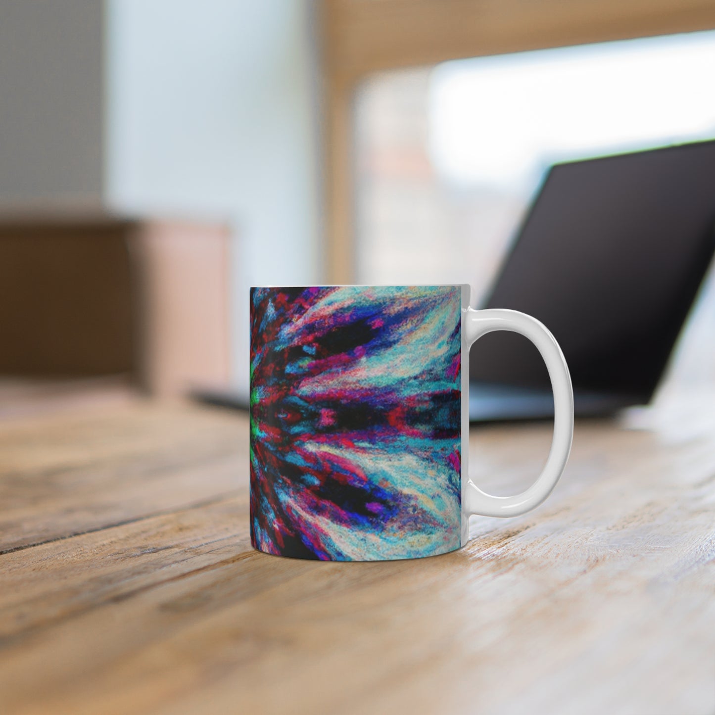 Joe's Java - Psychedelic Coffee Cup Mug 11 Ounce