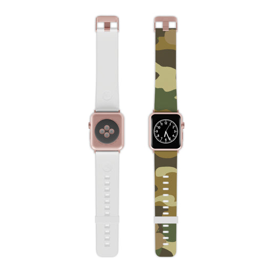 Winifred Watersford - Camouflage Apple Wrist Watch Band