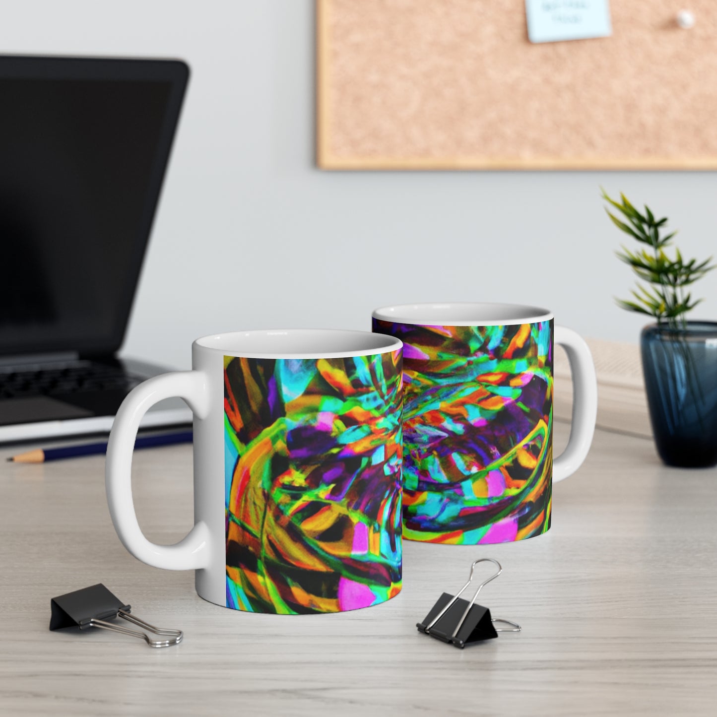 .

Maxwell's Coffee Roasters - Psychedelic Coffee Cup Mug 11 Ounce