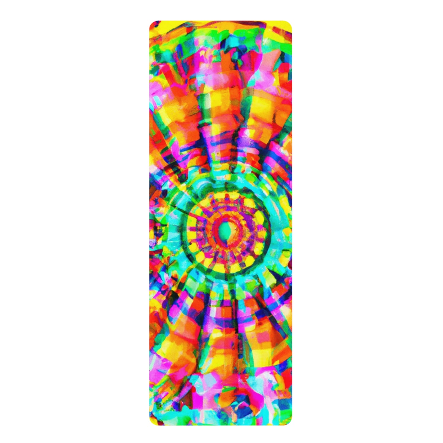 Dr. Shanti Ananda - Psychedelic Yoga Exercise Workout Mat - 24″ x 68"