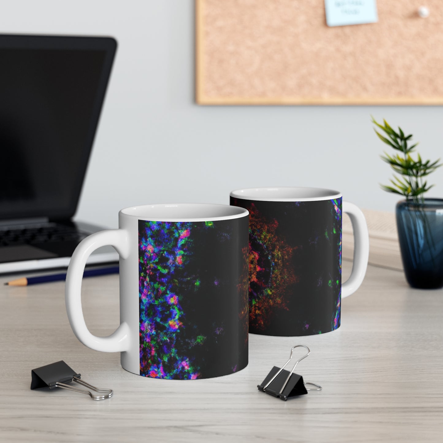 Brewtina's - Psychedelic Coffee Cup Mug 11 Ounce