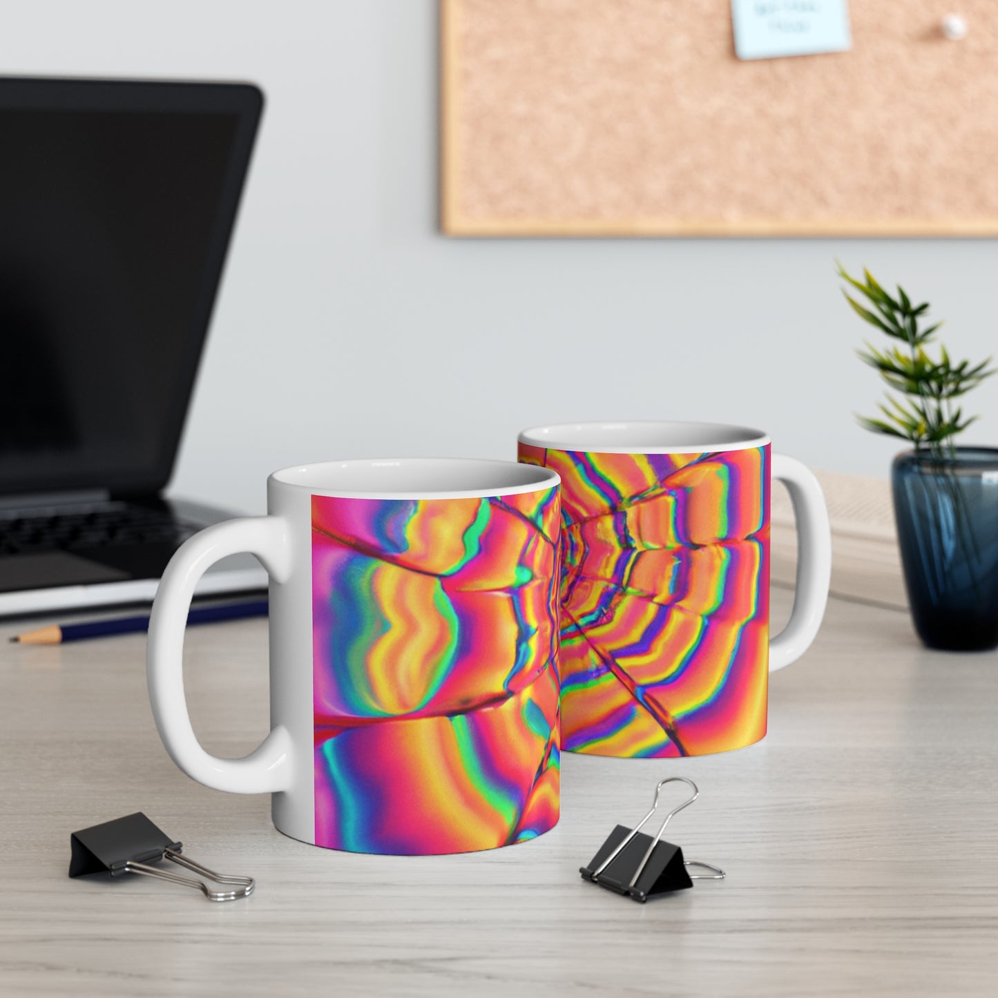 Java Joe's - Psychedelic Coffee Cup Mug 11 Ounce