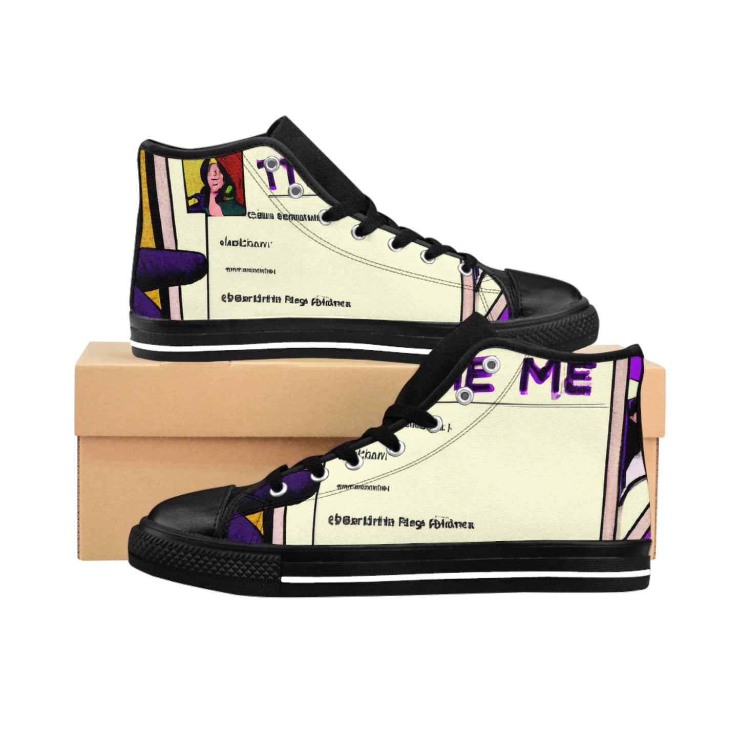 Aldous Footweaver - Comic Book Hi Tops