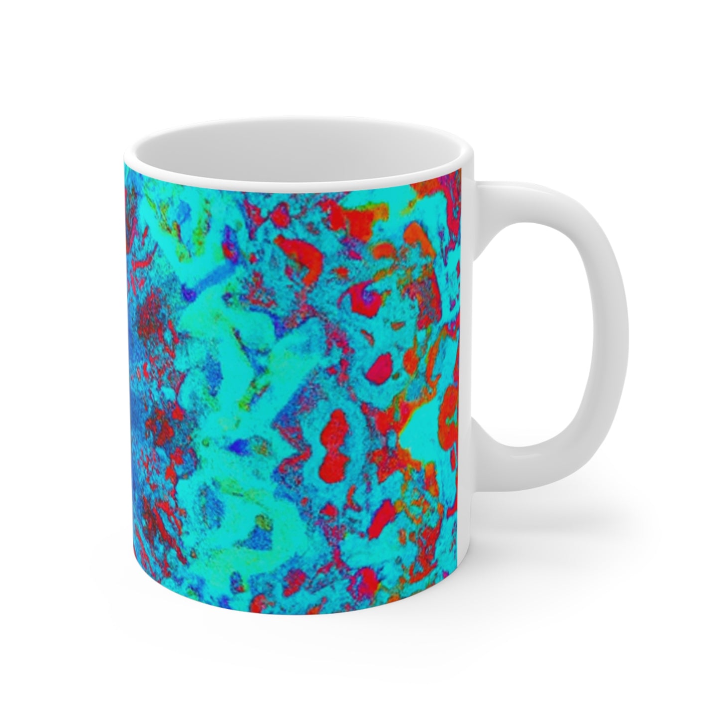 Rosalee's Roastings - Psychedelic Coffee Cup Mug 11 Ounce