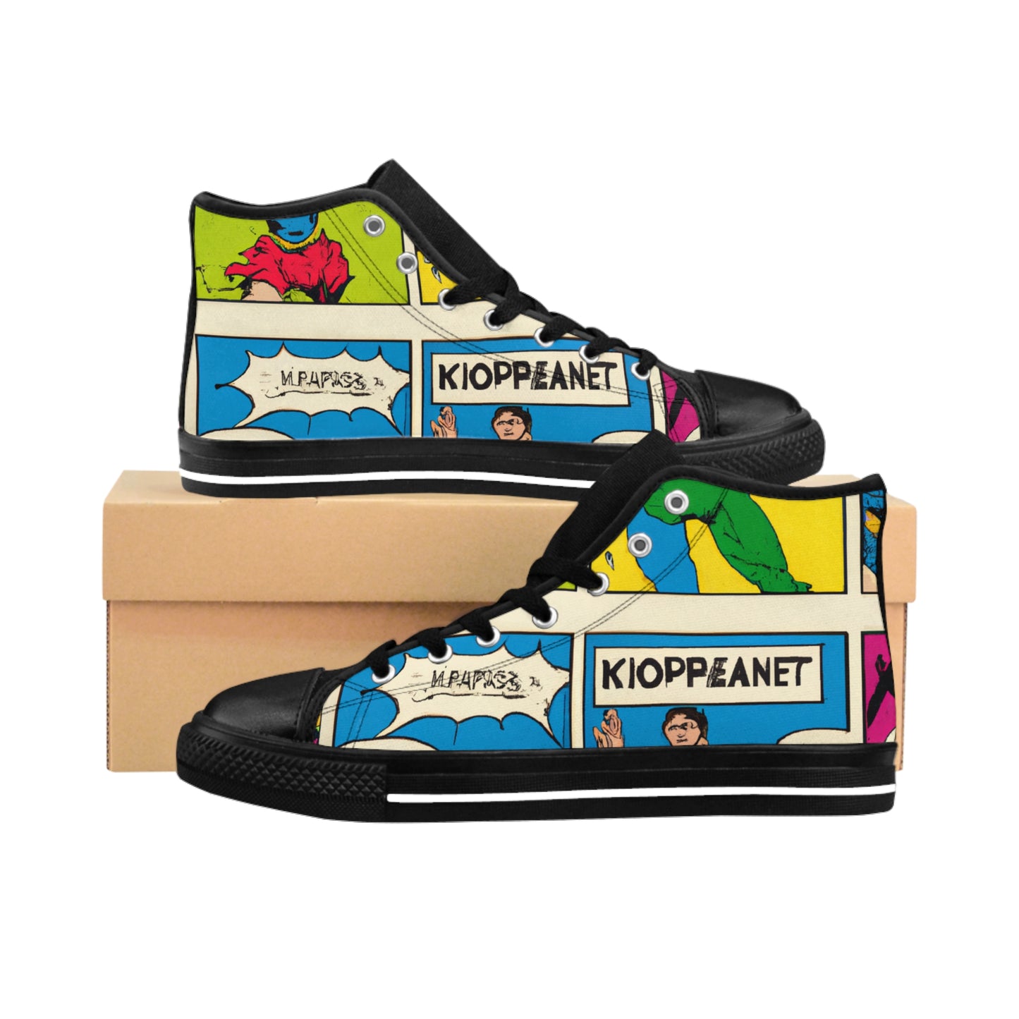 .

Owen de Footwear - Comic Book Hi Tops