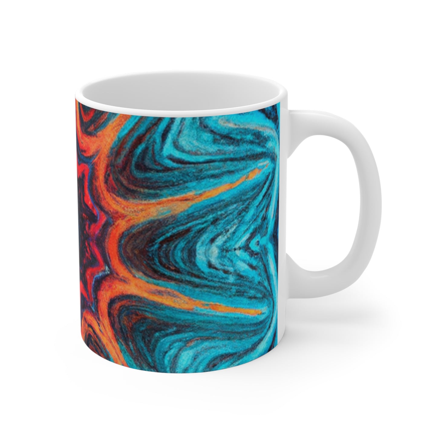 Ivan's Java Roast - Psychedelic Coffee Cup Mug 11 Ounce