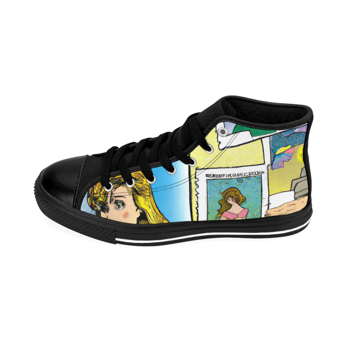 Avelina da Ferrara - Comic Book Hi Tops