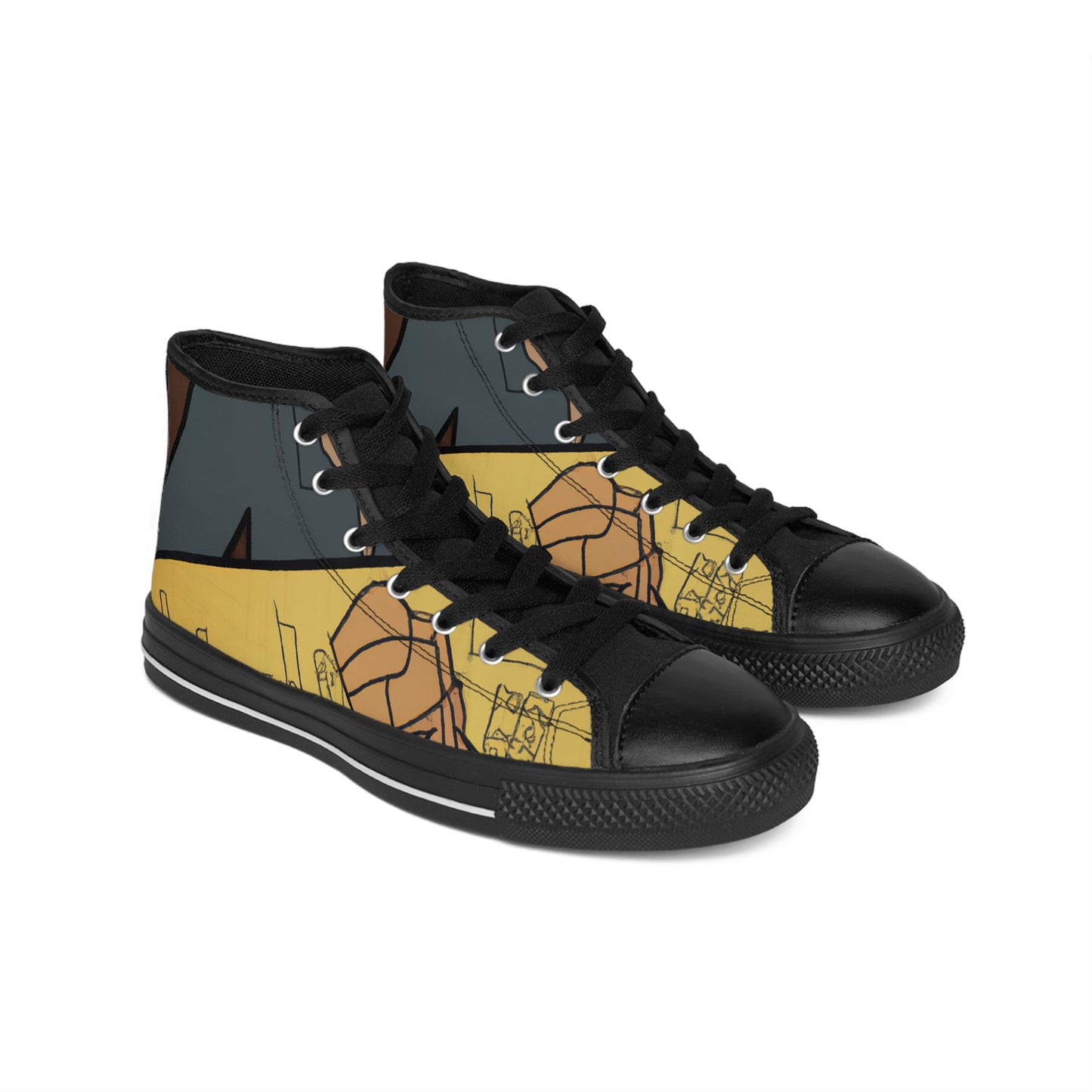 .

Samuela le Sacerdotese - Comic Book Hi Tops