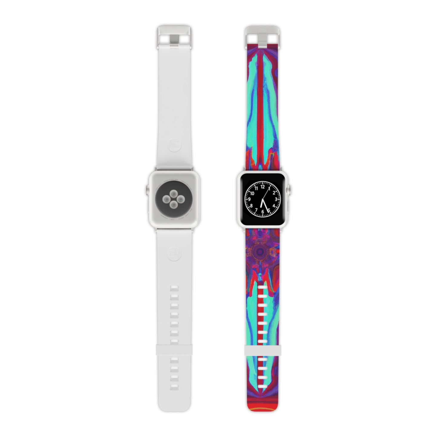 Hector Mueller - Trippy Hippy Boho Psychedelic Apple Wrist Watch Band