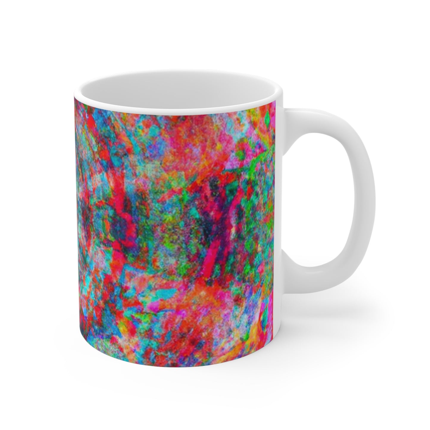 Vernon's Gourmet Coffee - Psychedelic Coffee Cup Mug 11 Ounce