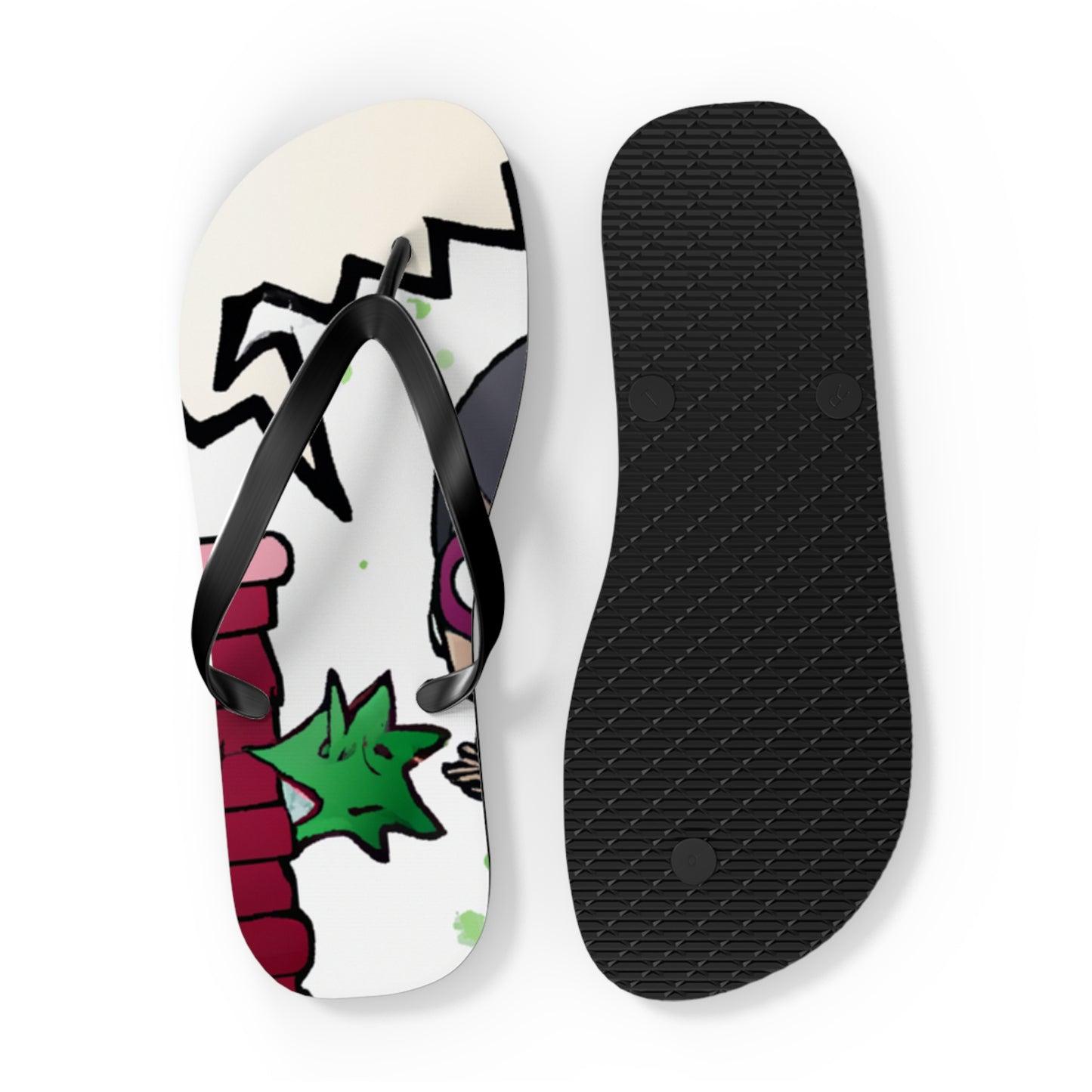 Sparky Flash - Comics Collector Flip Flop Beach Sandals