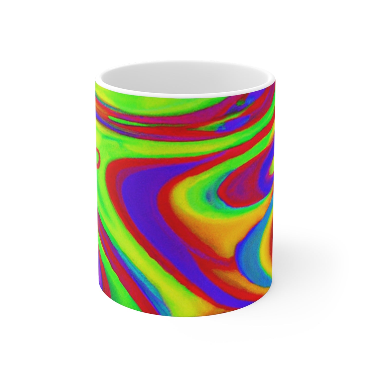 Merrill's Fine Roastings - Psychedelic Coffee Cup Mug 11 Ounce