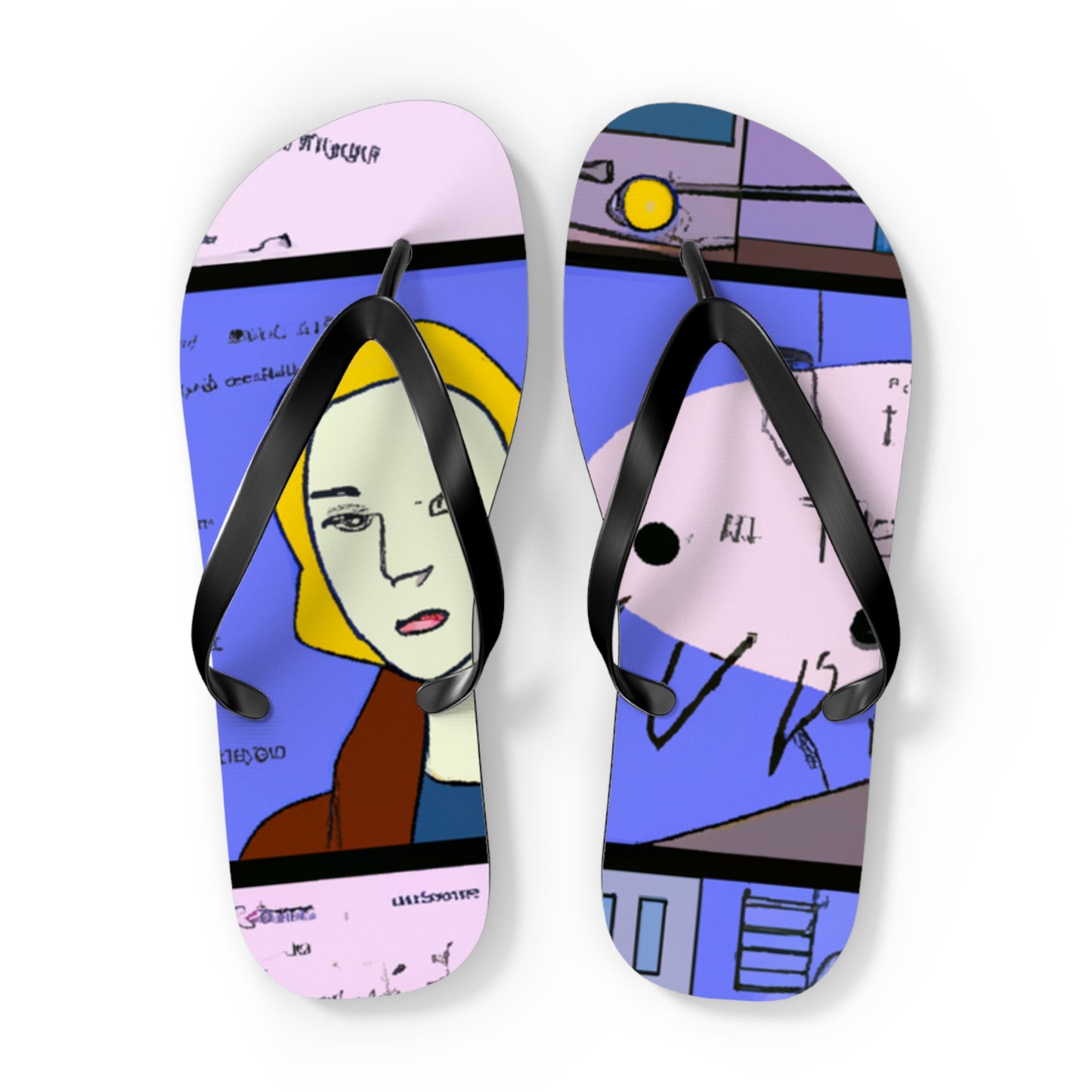 Lina Scarlet. - Comics Collector Flip Flop Beach Sandals