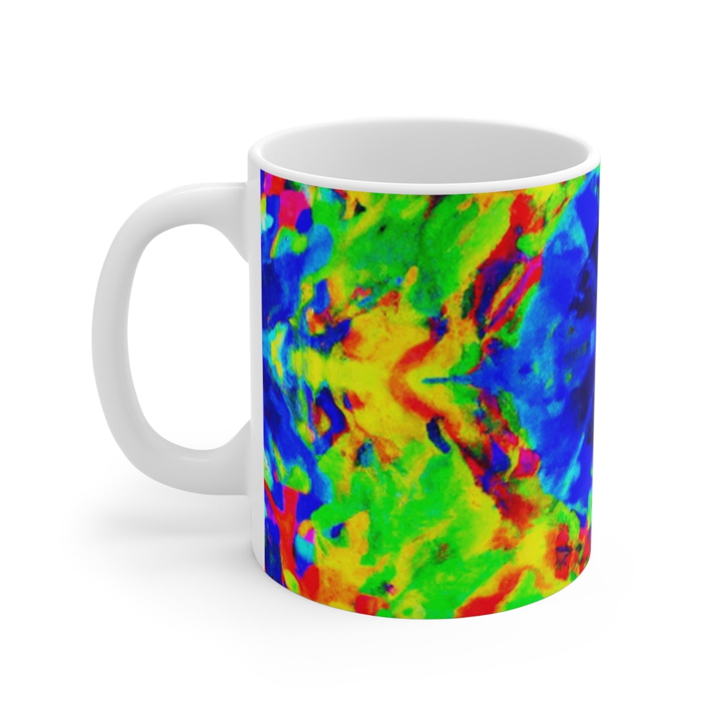 Cuppy's Fresh Roast - Psychedelic Coffee Cup Mug 11 Ounce