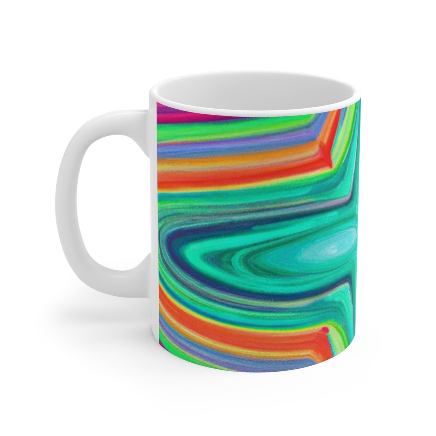 Reuben Roasters - Psychedelic Coffee Cup Mug 11 Ounce