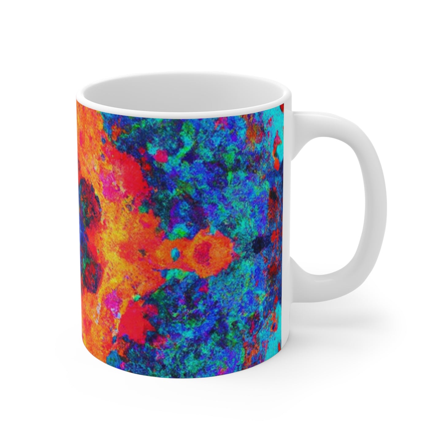 Robusta's Roasts & Joe's Java - Psychedelic Coffee Cup Mug 11 Ounce