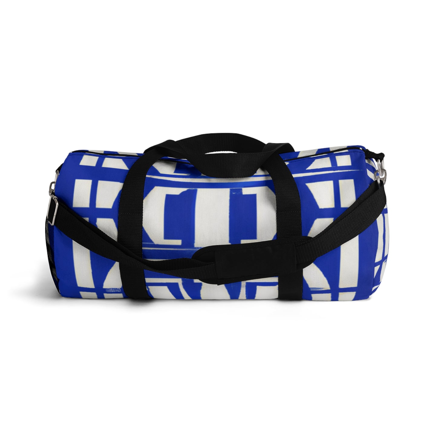 Nathaniel Coffeebean - Geometric Pattern Duffel Travel Gym Luggage Bag