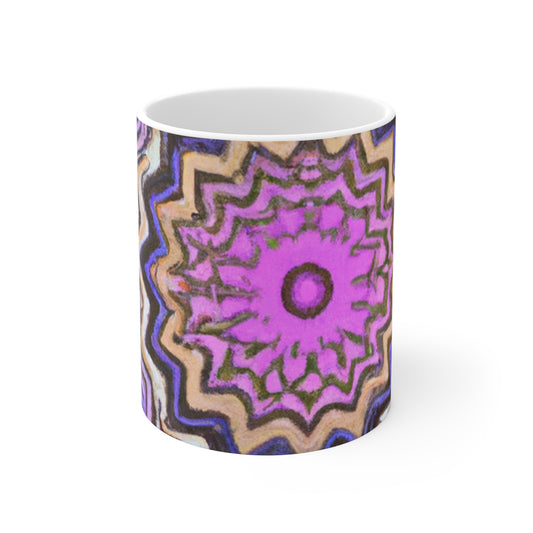 Java Joe's - Psychedelic Coffee Cup Mug 11 Ounce