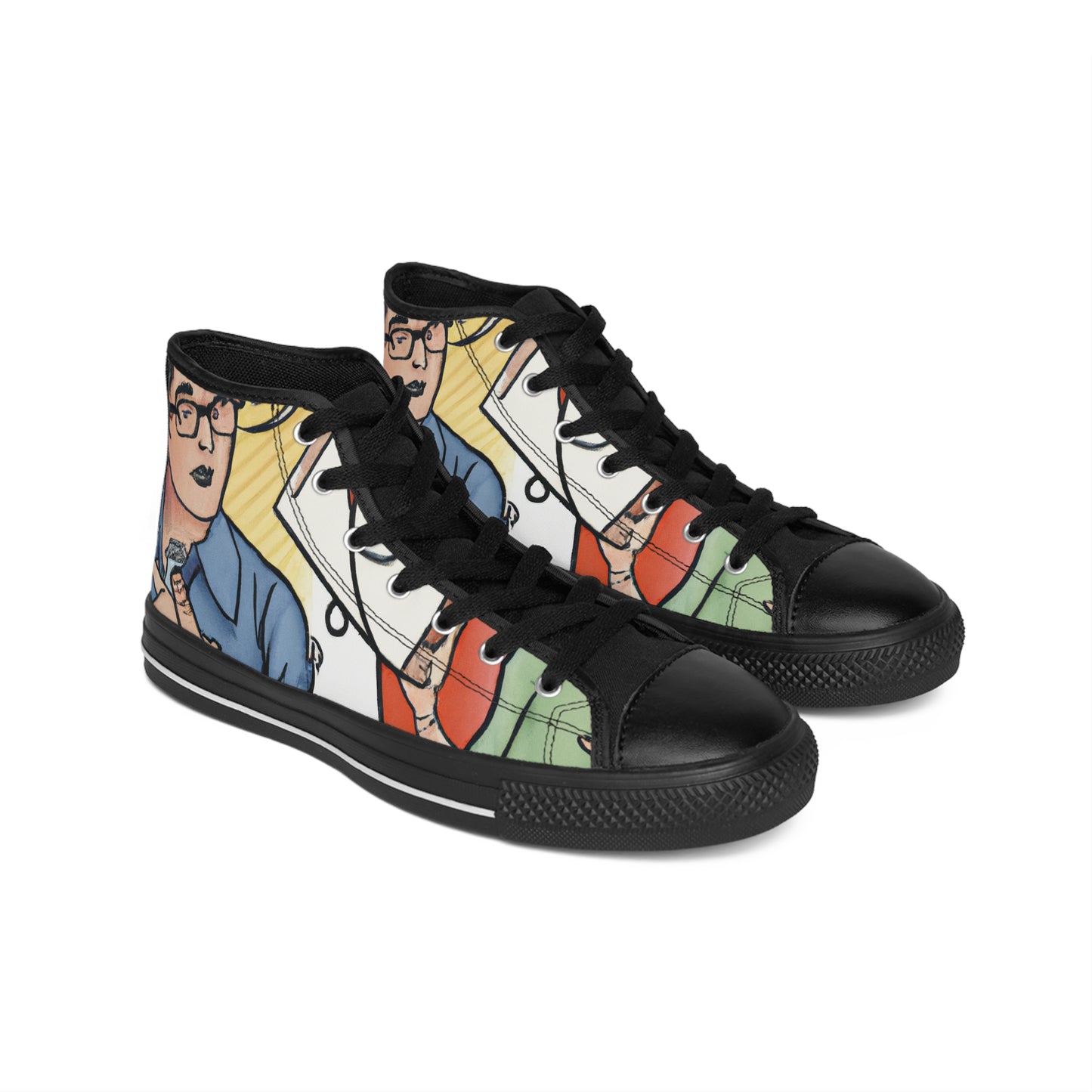 .

Theodosia the Shoemaker - Comic Book Hi Tops