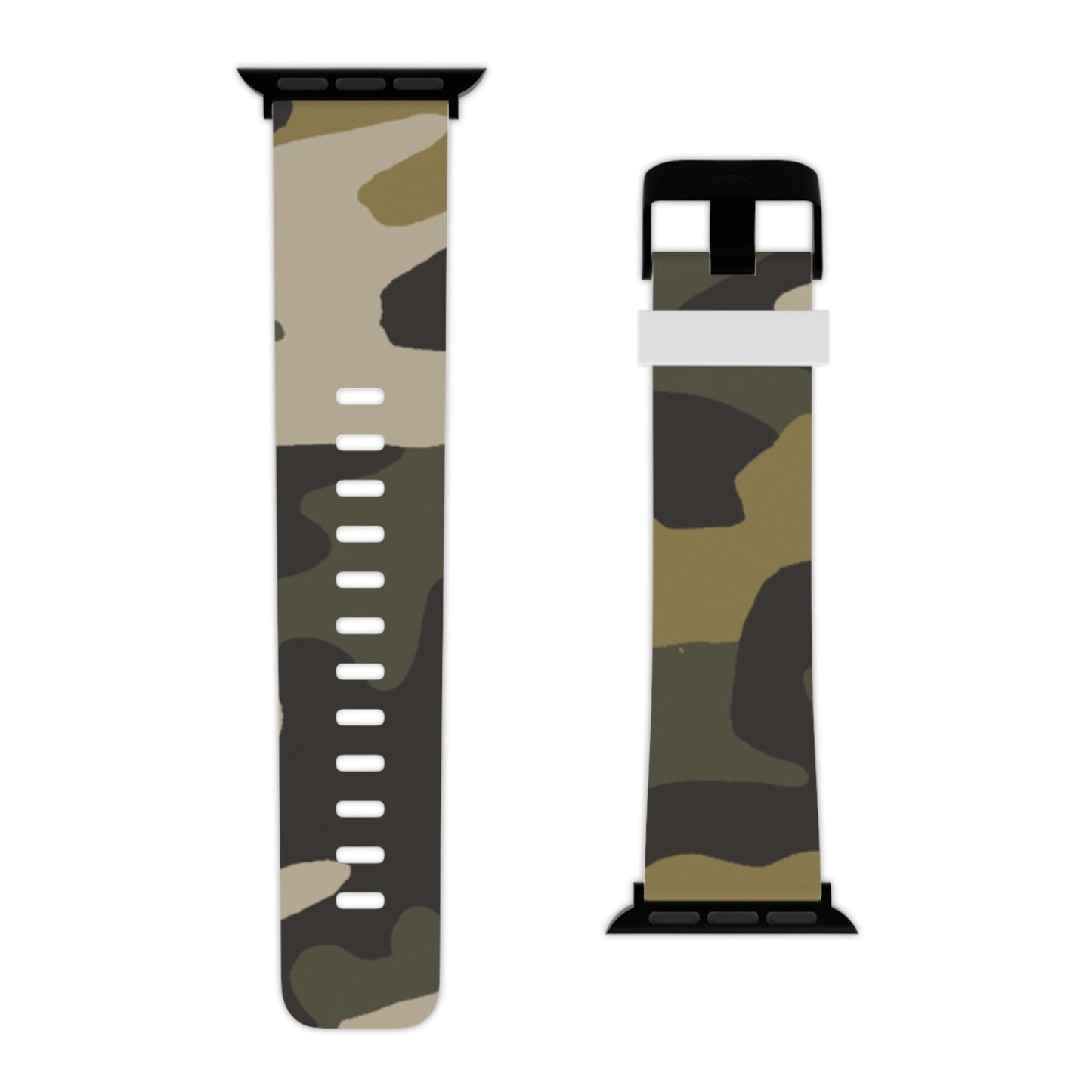 Fredericka Fitzwater - Camouflage Apple Wrist Watch Band