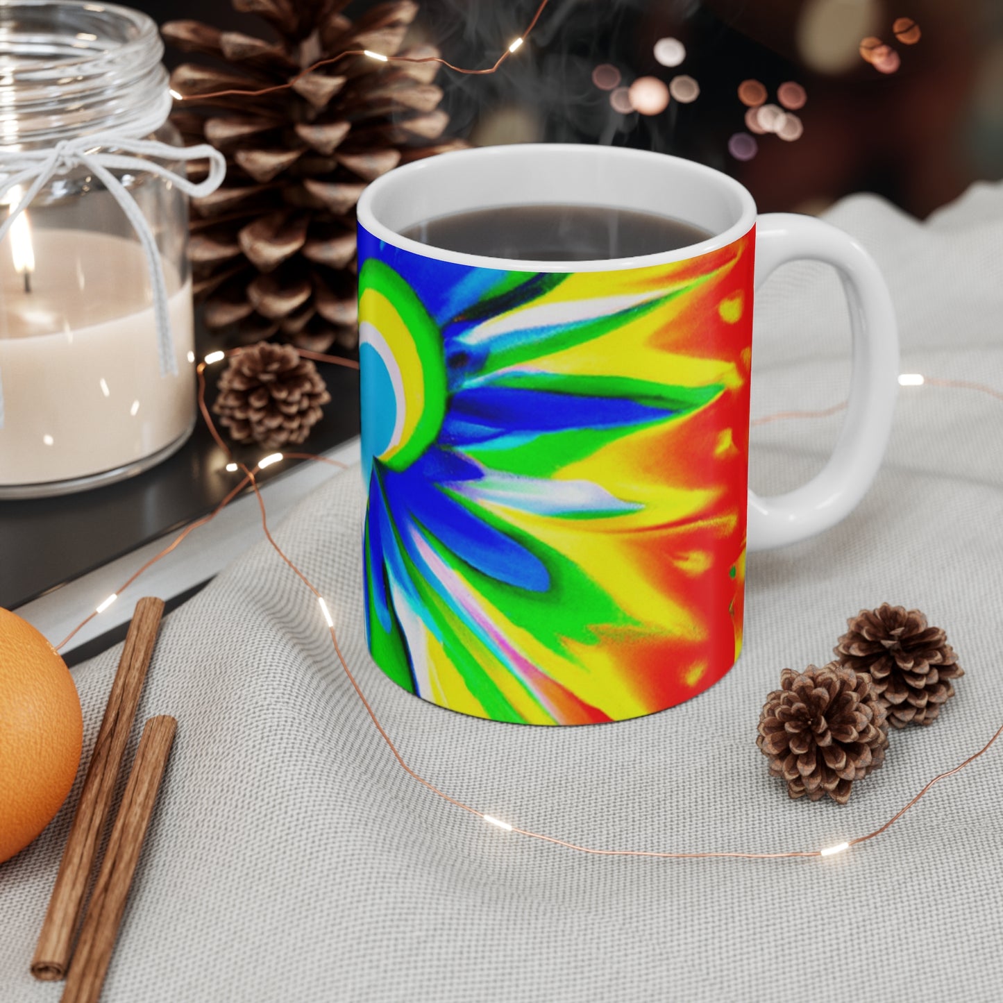 Hazel Java - Psychedelic Coffee Cup Mug 11 Ounce