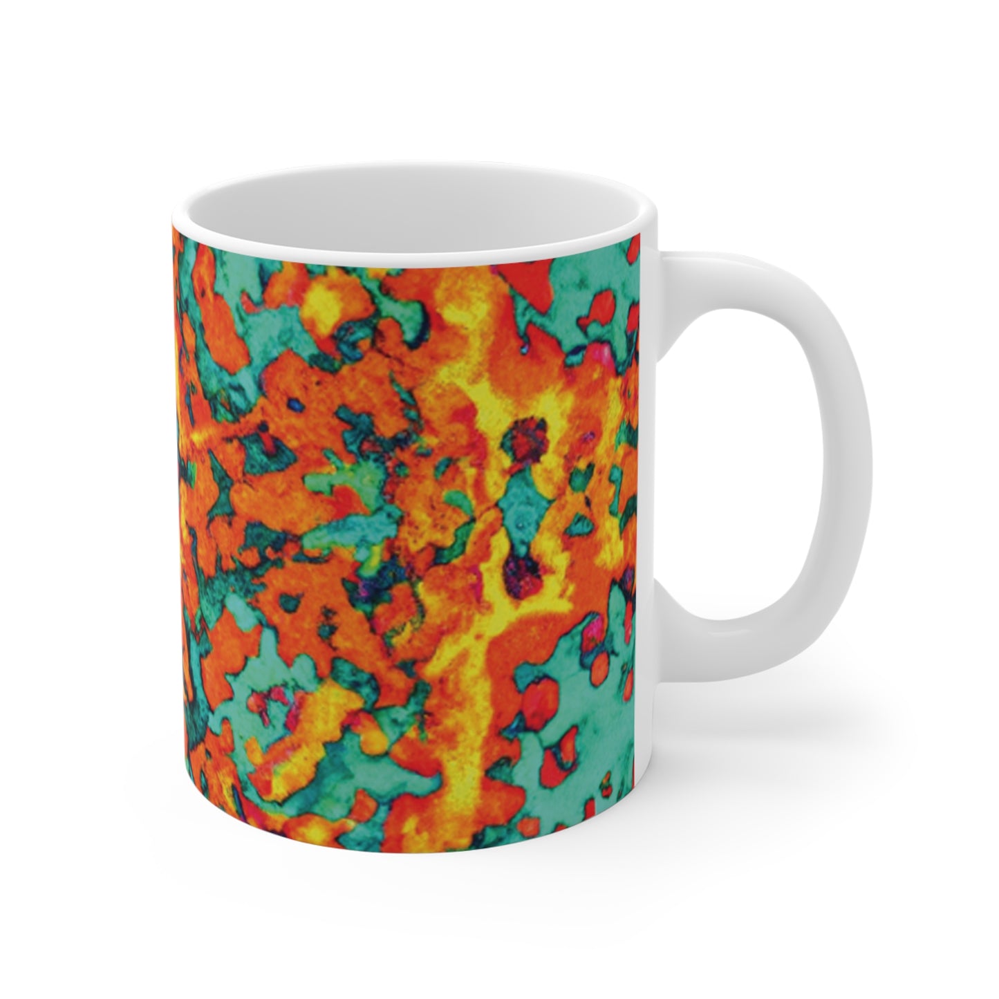 Babs Brews Coffee - Psychedelic Coffee Cup Mug 11 Ounce