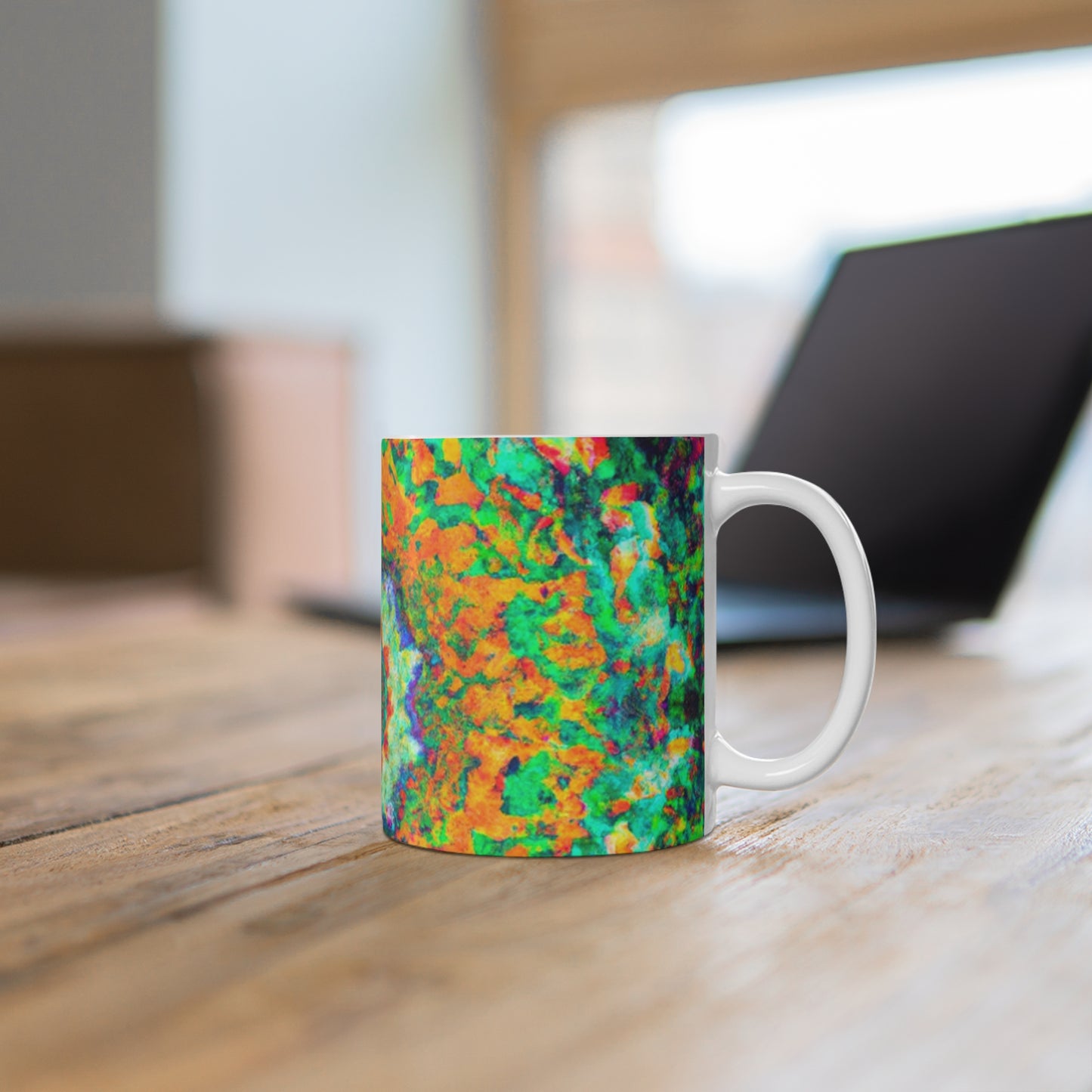 Jo's Java - Psychedelic Coffee Cup Mug 11 Ounce