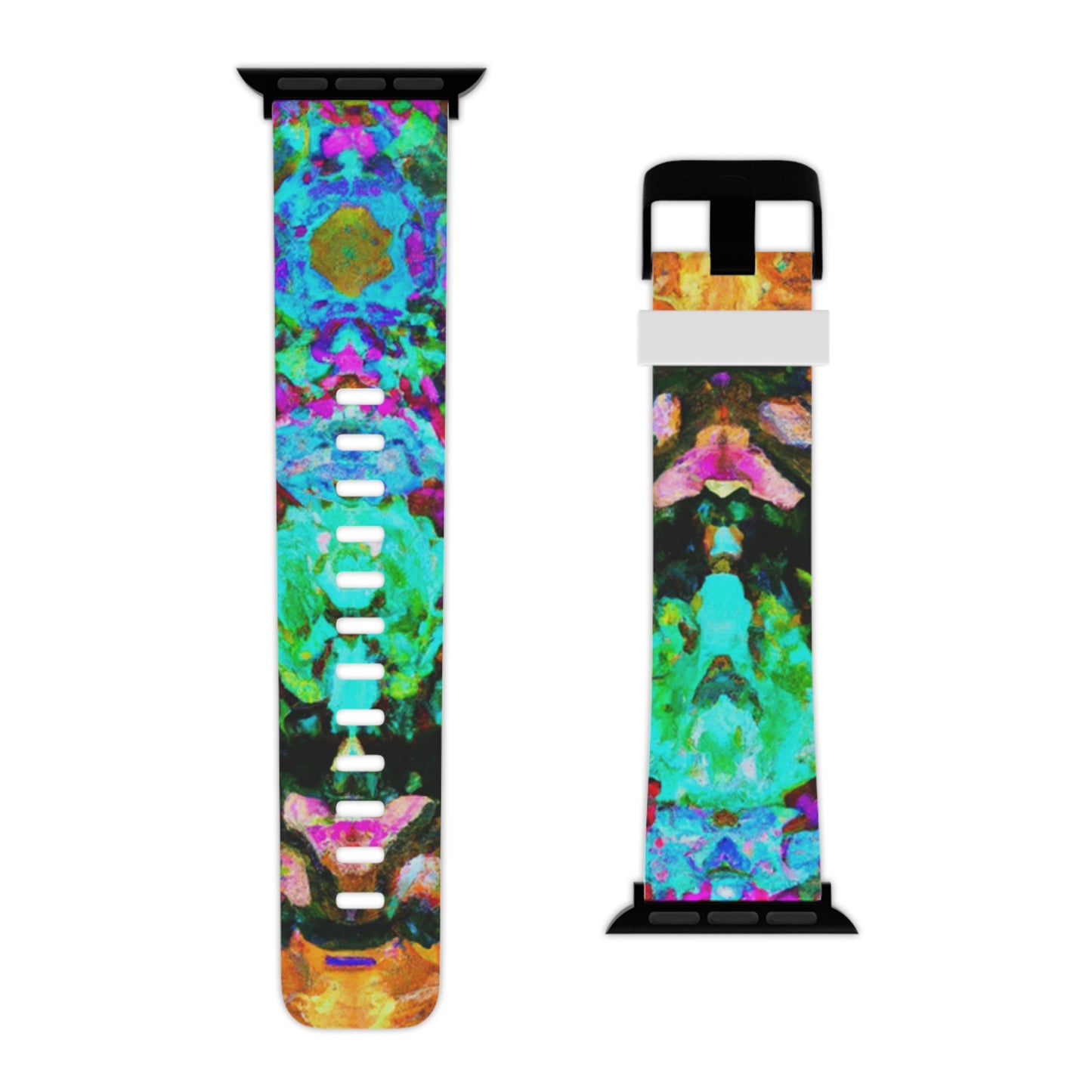 Nelson Glenfilded - Trippy Hippy Boho Psychedelic Apple Wrist Watch Band