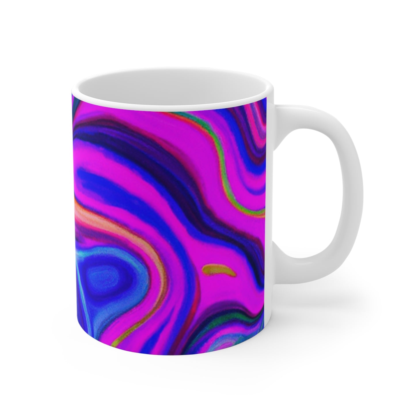 Beauregard Coffee Roasters - Psychedelic Coffee Cup Mug 11 Ounce