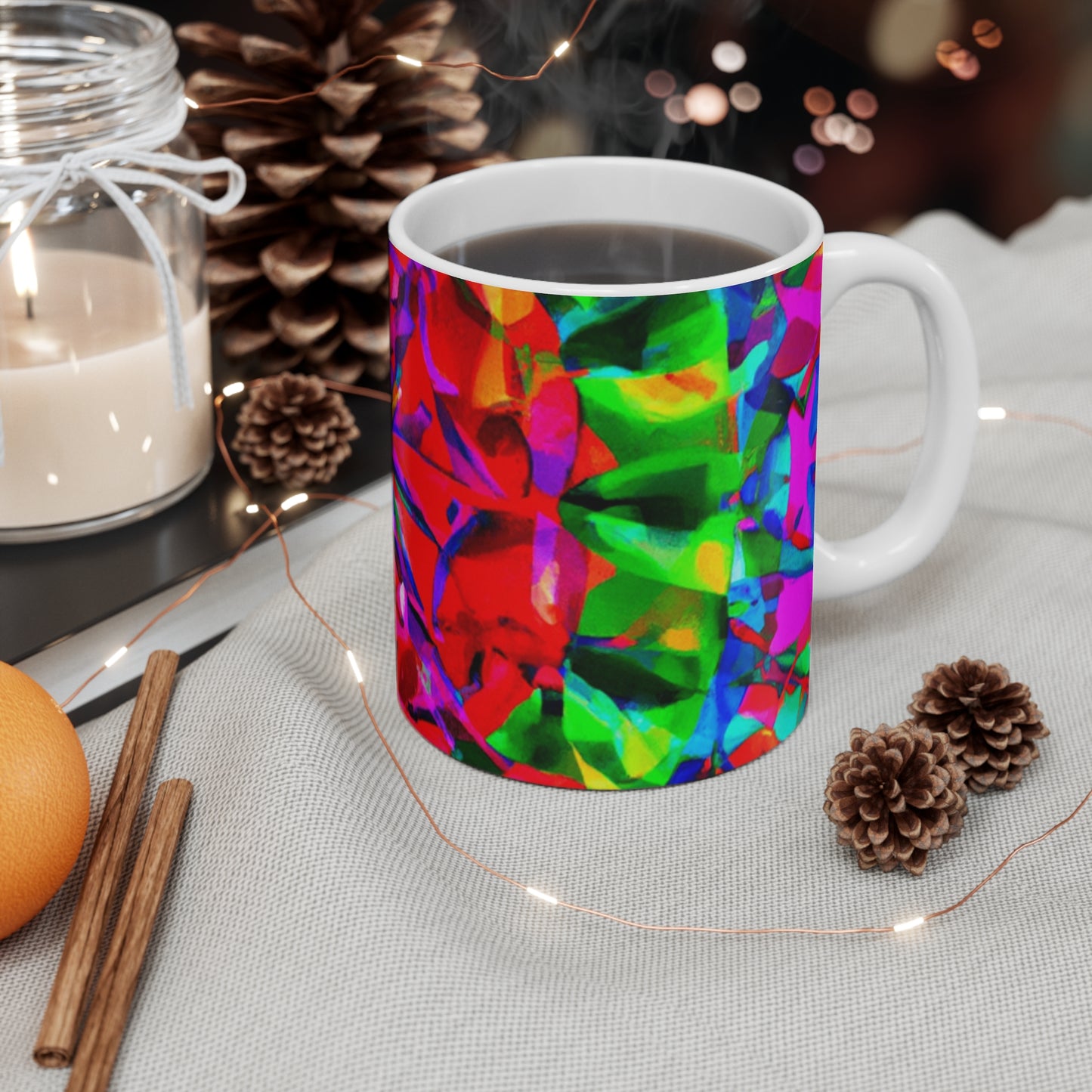 Alvin's Evelyn Cafe. - Psychedelic Coffee Cup Mug 11 Ounce