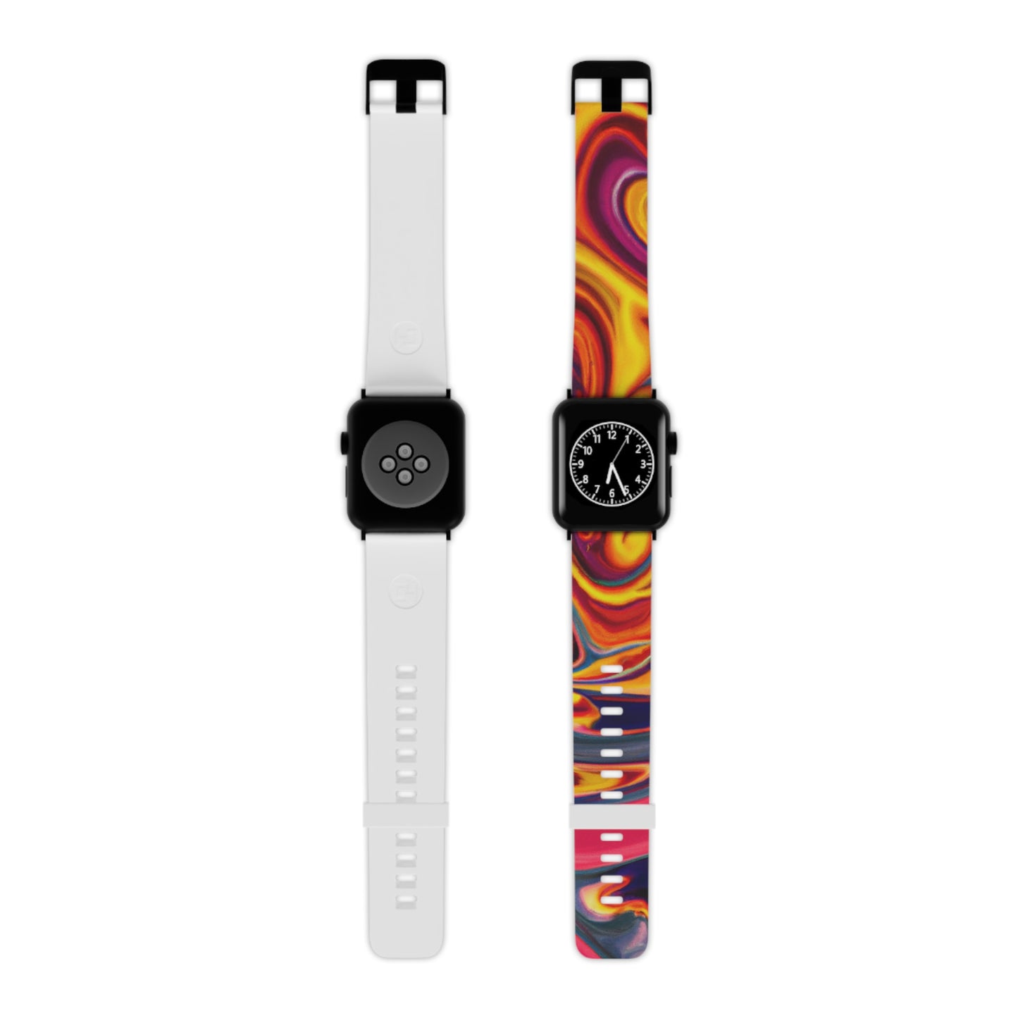 William Warrington - Trippy Hippy Boho Psychedelic Apple Wrist Watch Band