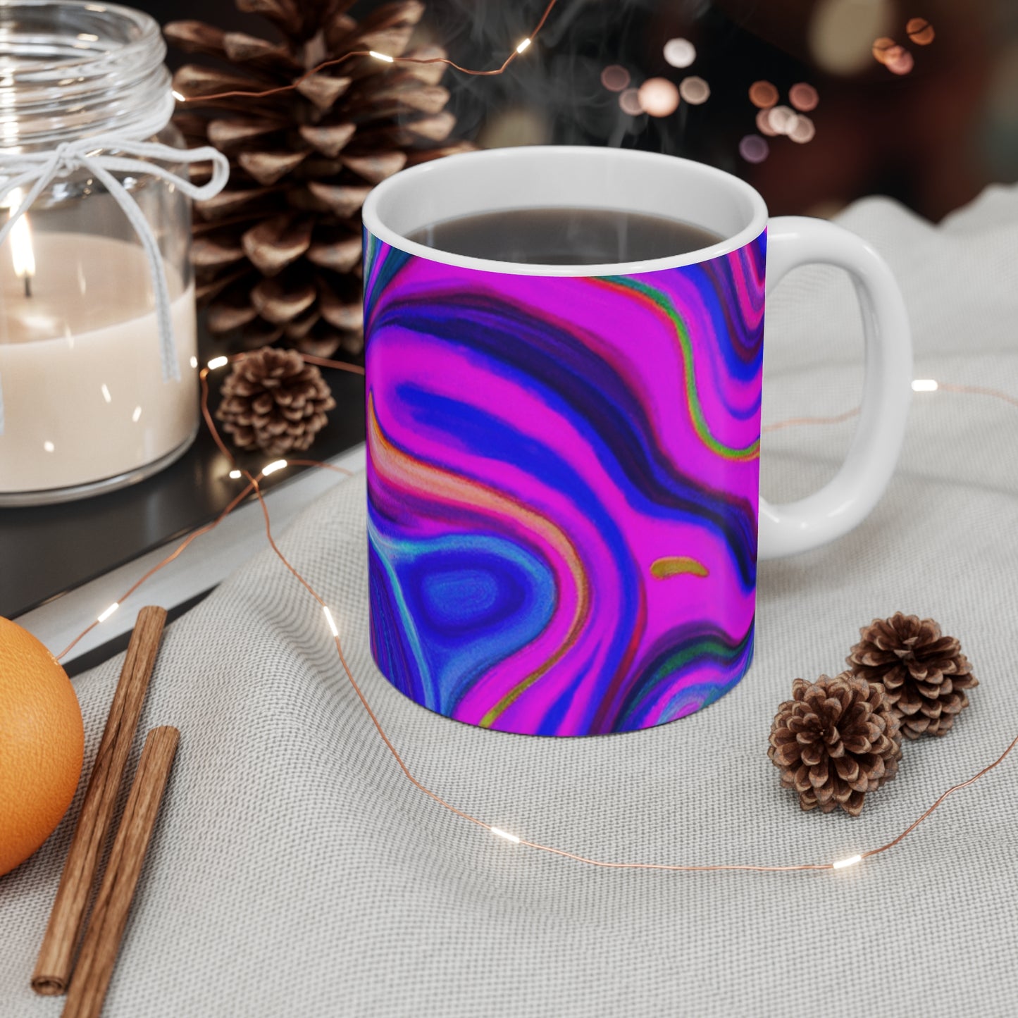 Beauregard Coffee Roasters - Psychedelic Coffee Cup Mug 11 Ounce