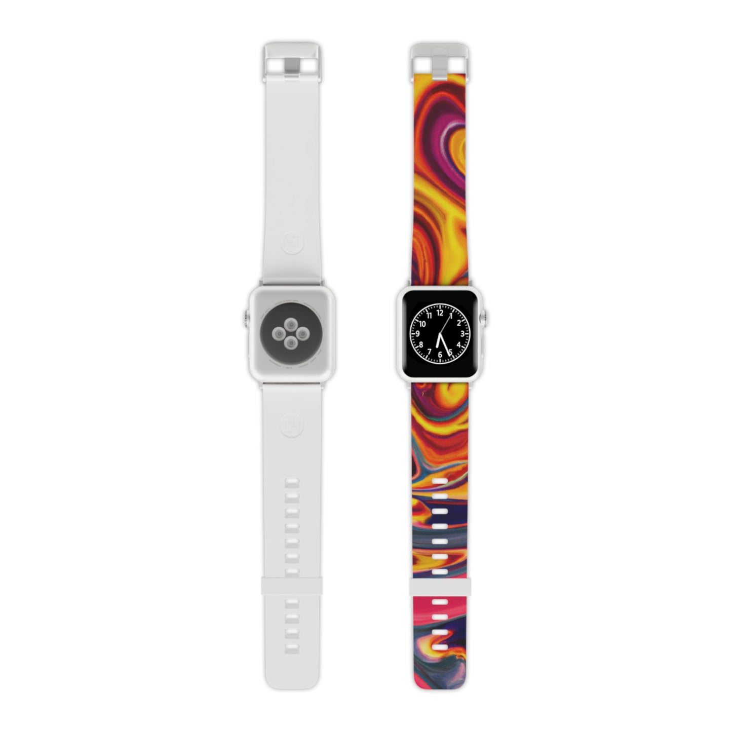 William Warrington - Trippy Hippy Boho Psychedelic Apple Wrist Watch Band