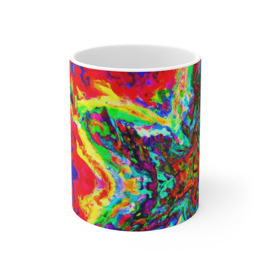 Hazel's House Blend Roasters - Psychedelic Coffee Cup Mug 11 Ounce