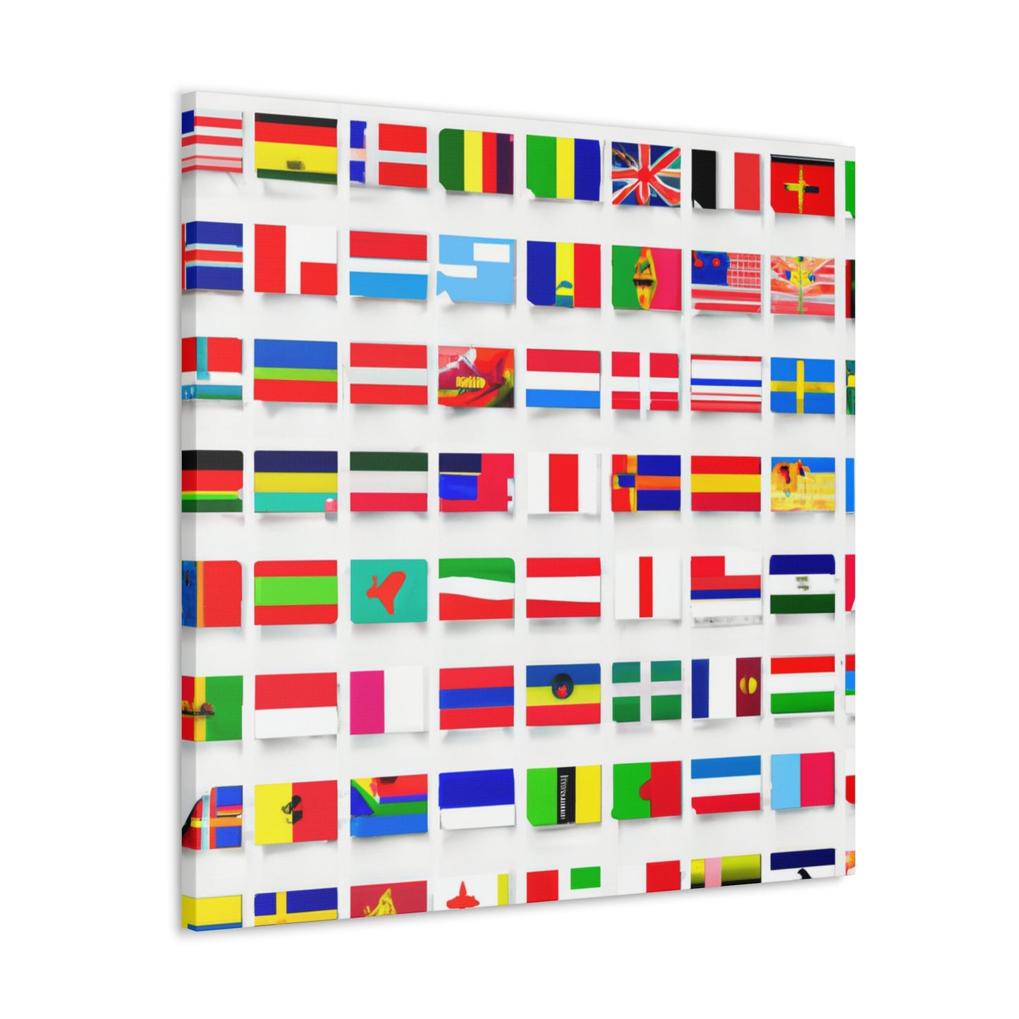 Emily Starrybaugh - Flags Of The World Canvas Wall Art